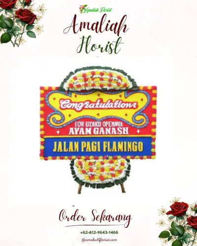Bunga Papan Congratulation di Cimerang